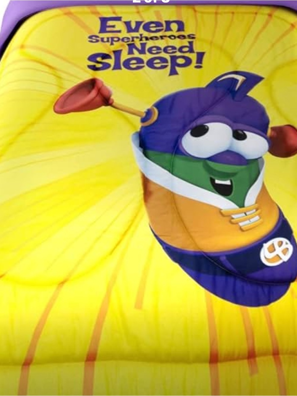 VeggieTales Superhero Twin Bed Set Brand New